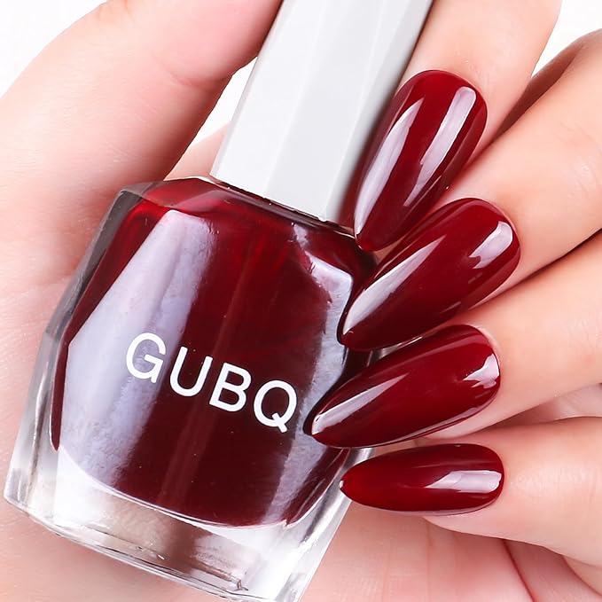 Major Dijit Quick Dry Nail Polish 12ml/0.41fl oz Cherry Regular Nail Lacquer Fast Drying & Long Lasting Nail Polish Nail Art Effect for Nail Salon