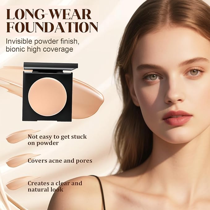 Colored CC Undereye Corrector, Eye Concealer Undereye Color Corrector for Dark Circles, Clay Neutralizing Makeup Under Eye Hydrating Concealer with Brush (Light-Medium & 3 Brushes, Small)