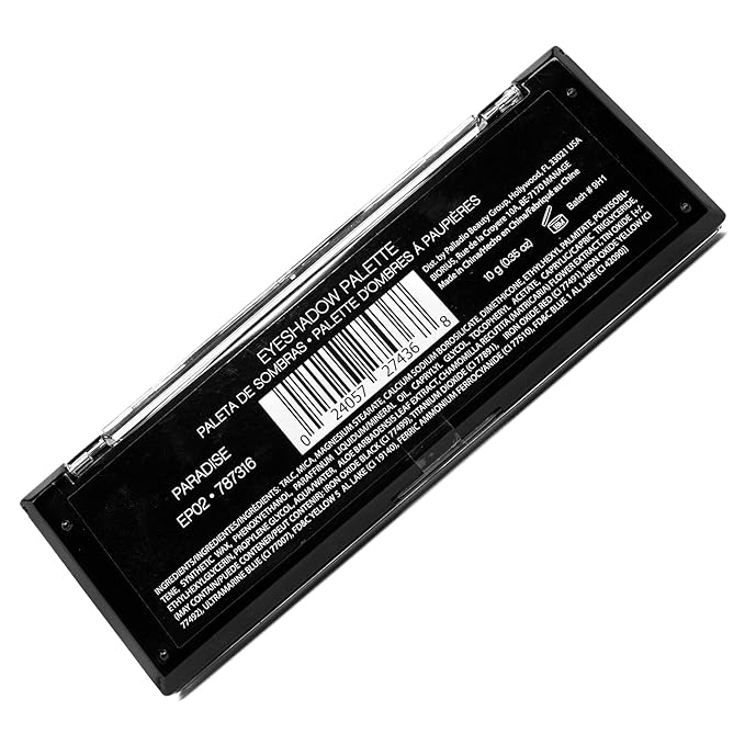 Palladio Eyeland Vibes, Escape to the Tropics, 10 Count Eyeshadow Palette, 5 Curated Palettes, Seductive Nudes to Vibrant Hues, Complimentary Shades, Day and Night Looks, Rich Pigment, Paradise