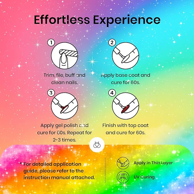 beetles Gel Polish Neon Carnival 6 Colors Reflective Glitter Gel Nail Polish Set Nails Blue Hot Pink Purple Soak Off Uv Led Sparkly bright Colors Halloween Nail Polish Kit Gift for Women