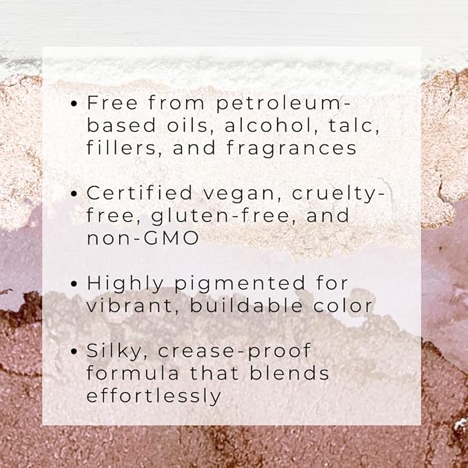 Honeybee Gardens 'Skinny Dip II' Refillable Eye Shadow Palette : Natural Ingredients : Gluten Free : Vegan : Paraben Free