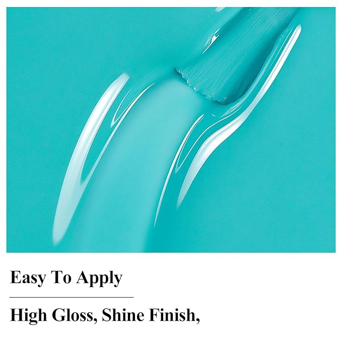 Quick Dry Nail Polish, Pastel Green Nail Lacquer Regular Fast Dry Fingernail Polish Bulk Non Gel Long-Lasting DIY Salon Gift For Women