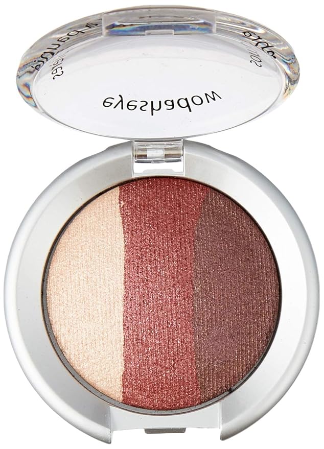 Palladio Cosmetic Baked Eyeshadow Trio, Plums, 0.09 Ounce