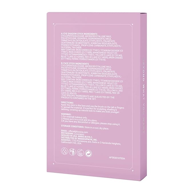 Coral Island Eyeshadow Stick 3PCS Makeup Set, Metallic Shimmer Matte Cream Eye Shadow Eyeliner Brightener Pencil Crayon - J2 Coral Island