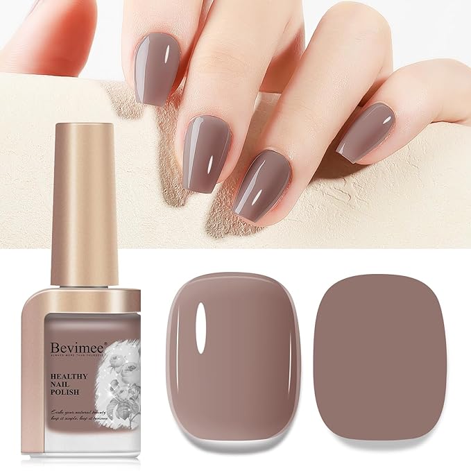 Nail Polish, Air Quick Dry, Neutral Nail Lacquer Non-Gel for Fall and Winter, Nail Art Polish Nail Pigment Oil-based Jelly Fingernail Concealer Polish, 1PC 12ML Long Last Fast Drying