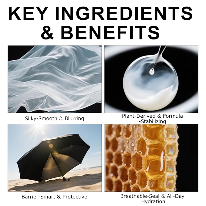 CC Cream for Older Women, CC Cream Self Adjusting for Mature Skin, Color Corrector & Lightweight, Satin Skin & Breathable, Suitable for All Skin Types, Pack of 2 (Natural)