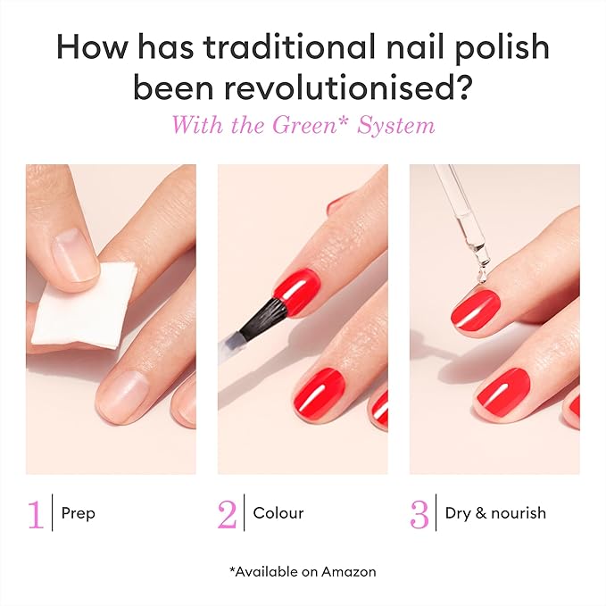 Manucurist Green Boheme - Brownish Red Nail Polish - 9-Free, Vegan and Plant-Based - Quick Dry Manicure - Non Toxic - Made in France - 0.5 fl oz