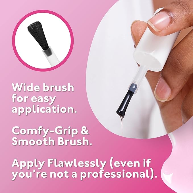 Eternal Glitter Nail Polish Set for Women (PINKY PROMISE) - Light Pink Nail Polish Set for Girls | Quick Dry & Long Lasting Nail Polish Kit for Home DIY Mani Pedi | Made in USA, 13.5mL (Set of 4)