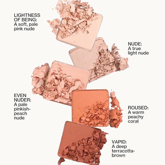 Pacifica Pink Nudes Mineral Eyeshadow Palette, 10 Neutral Shades, For Natural or Smoky Eye Look, Naked Eye Makeup, Longwearing & Blendable, Vegan, Cruelty Free Ophthalmologist Tested