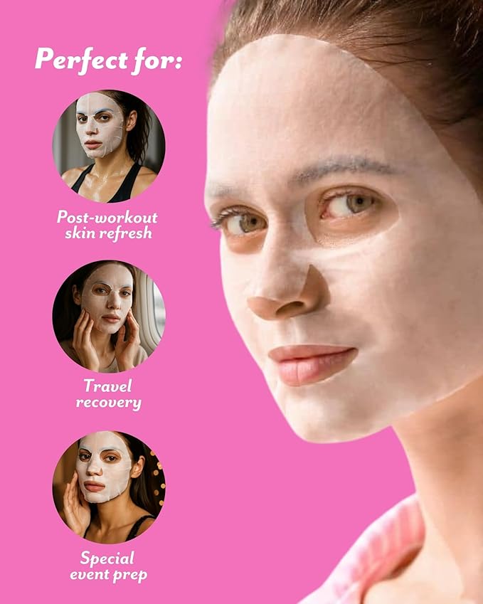 Patchology Moodmask The Good Fight Facial Sheet Mask - Hydrating & Soothing Face Mask for Men and Women - Willow Bark, Tea Tree & Peppermint for Moisture and Skin Support