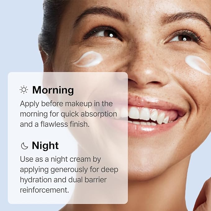 PHYSIOGEL Facial Moisturizer, Provides 120-hour Lasting Hydration Korean Skin care, Fragrance Free, Strengthens Skin Barrier, Lightweight Cream for Sensitive Skin, Ceramide, Squalane, 1.7 fl.oz