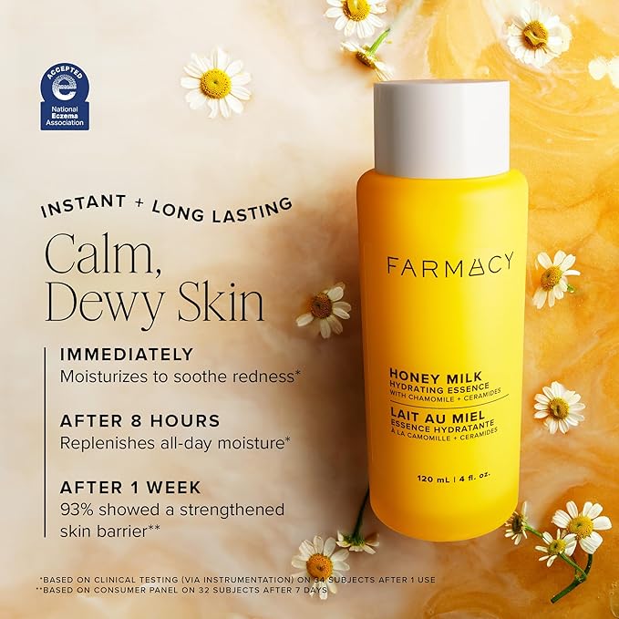 Farmacy Toner Trio Set - Hydrating Essence, 3% TXA Brightening, 2% BHA Deep Sweep (50ml) - Exfoliate, Brighten & Hydrate with Honey, TXA, Salicylic Acid & Moringa