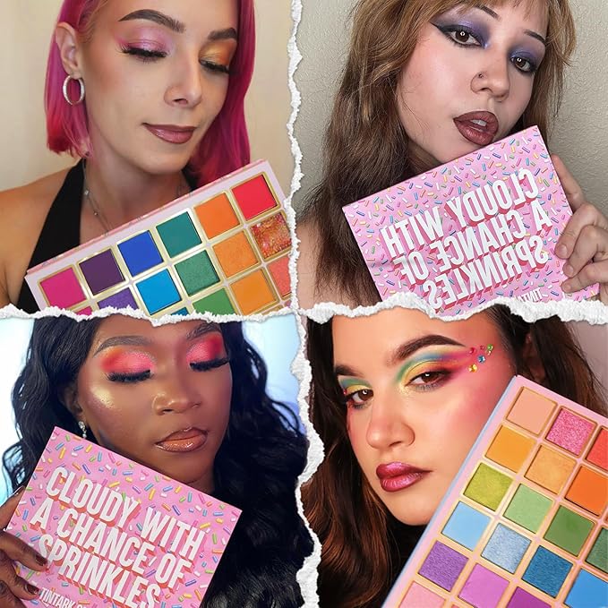 30 Colors Makeup Eyeshadow Palette for Beauty & Matte Metallic Shimmer Pearl Glitter Eye Shadow Pallet & Rainbow Colorful Eye Makeup for Girls & Highly Pigment Eyeshadow Cosmetics