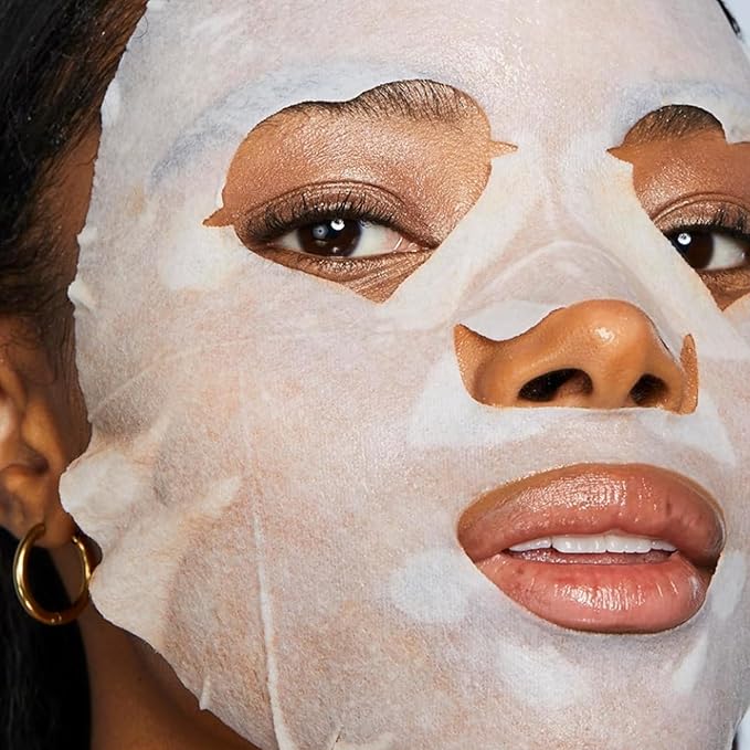 Pacifica Sheet Face Mask - Vegan Collagen Hydrate & Plump with Cucumber & Aloe – Moisturizing Mask for Dry & Aging Skin - Clean Beauty Vegan & Cruelty-Free Dermatologist Tested