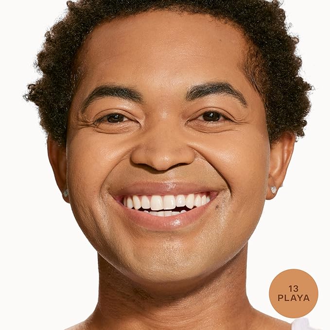 Tower 28 Beauty Swipe Serum Concealer - Hydrating Buildable Medium-Coverage Concealer with Skincare Benefits for Sensitive Skin - Shade 13 PLAYA, Tan with Warm Undertones, 0.22 Fl Oz