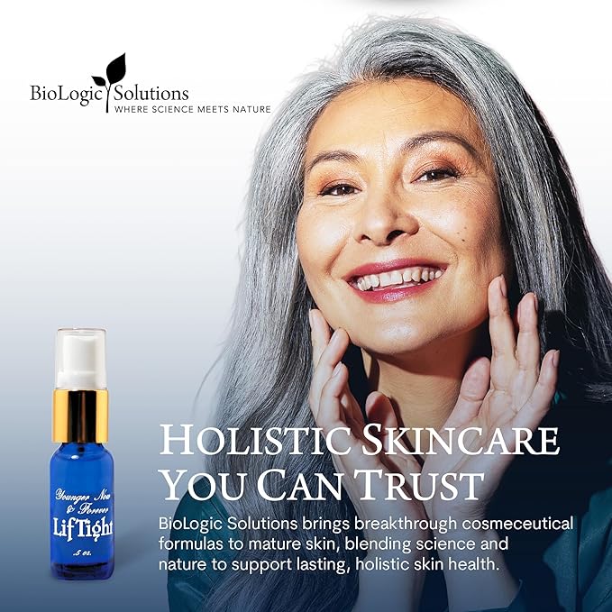 BioLogic LifTight Instant Face Lift Serum - Anti Aging Serum for Face & Instant Eye Lift – Reduces Wrinkles, Firms Sagging Skin, Smooths Crow’s Feet & Fine Lines in Minutes - 0.5 Fl Oz