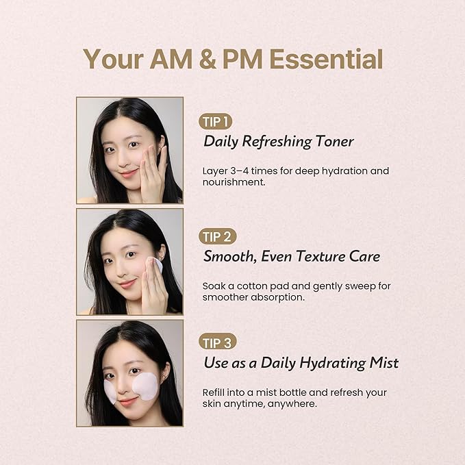 Coconut Rice Milk Toner | Calming Hydration, Smooth Skin Texture and Strengthen Skin Barrier with Rice, Panthenol, Ceramide, AHA | Fragrance-Free, Korean Skin Care (150ml/ 5.07 fl oz)