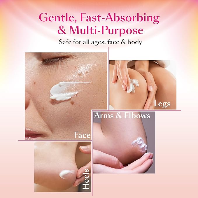 100% Grass Fed Beef Tallow for Skin - Face and Body - No Oils Added, Whipped Tallow Balm - Deep Hydration and Skin Repair - Vanilla Essence - Soothes Dry Skin and Irritation - Fast-Absorbing