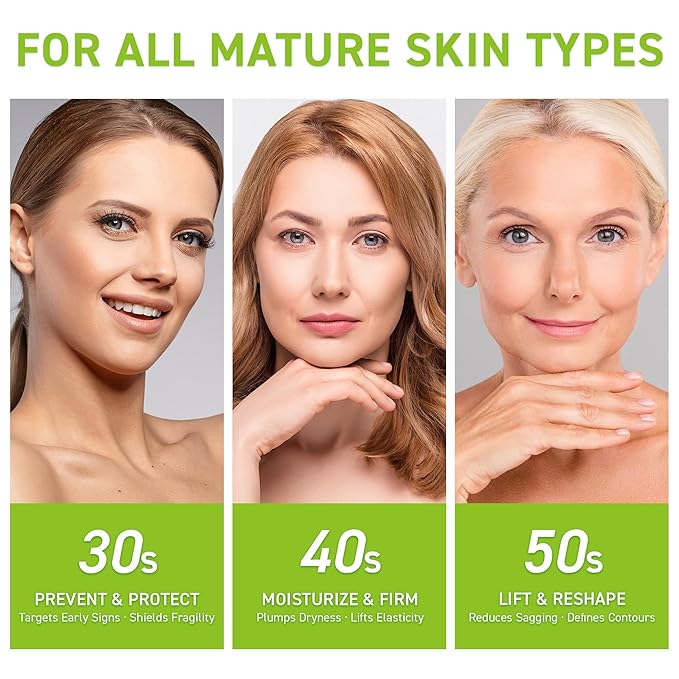 Anti-Wrinkle Retinol Serum for Face: Anti Aging Firming Skin Treatment with Hyaluronic Acid & Collagen - Deep Hydration Facial Care for Women Over 30,Daily & Night Use, 1.0 fl.oz