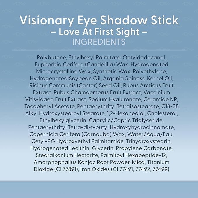 twenty/twenty beauty Visionary Eye Shadow Stick – Shimmer Cream Eye Shadow Pencil - Safe for Sensitive Eyes - Ophthalmologist Developed – Vegan, Cruelty-Free, Clean Ingredients (Love At First Sight)