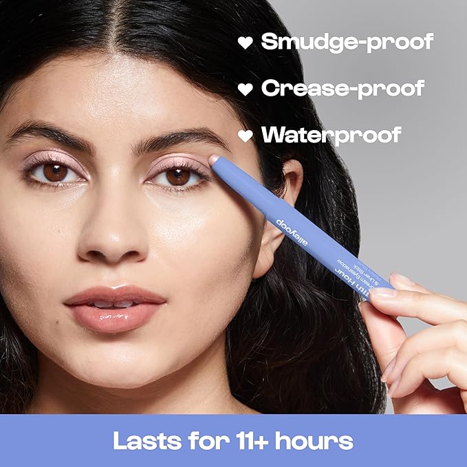 ALLEYOOP 11th Hour Waterproof Cream Eyeshadow Stick – Long-Lasting Eye Shadow Pencil & Eyeliner, Cream to Powder Stick & Highlighter – Smudge-Proof Eyeshadow Shimmer, Victory Blush Shimmer