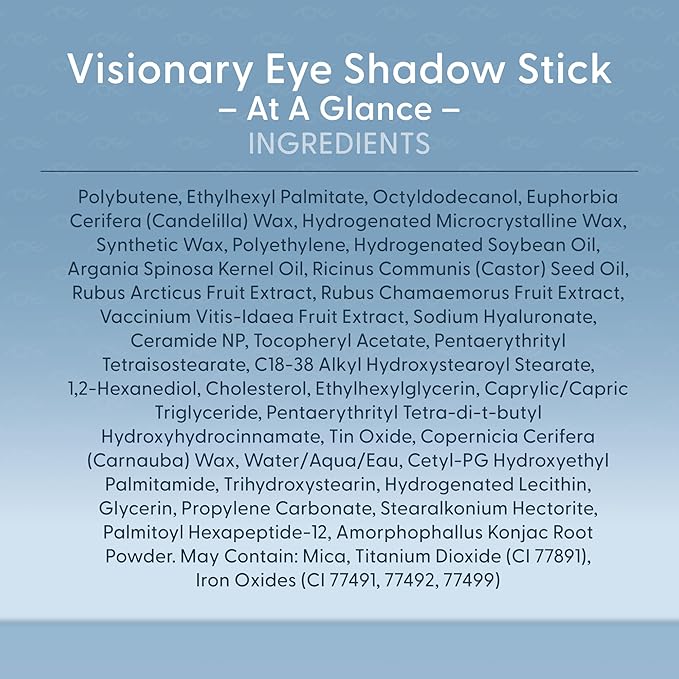 twenty/twenty beauty Visionary Eye Shadow Stick – Shimmer Cream Eye Shadow Pencil - Safe for Sensitive Eyes - Ophthalmologist Developed – Vegan, Cruelty-Free, Clean Ingredients (At A Glance)