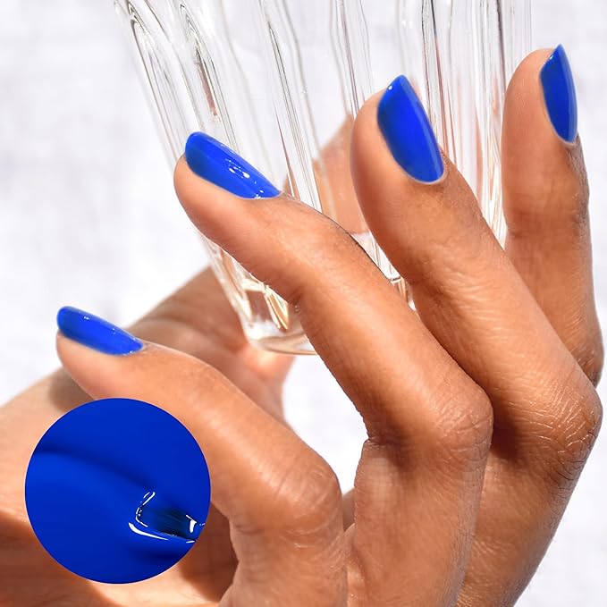 Manucurist • Green Nail Polish Ultramarine • Natural Classic Nail Polish 9-Free • Vegan and Plant-Based Nail Polish (72%) • Manicure & Nail Care • 0.5 fl oz (ULTRAMARINE)