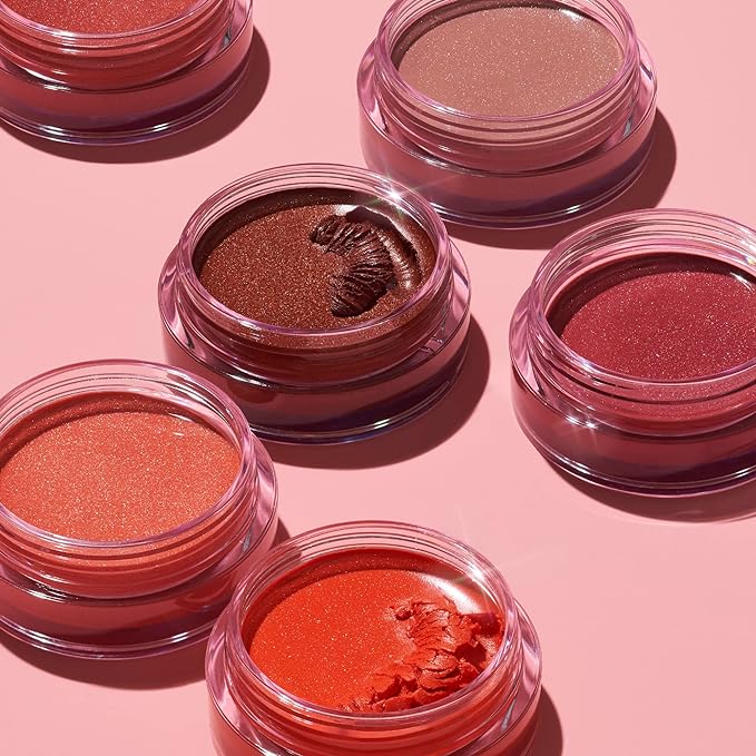 e.l.f. Luminous Putty Blush, Putty-to-Powder, Buildable Blush With A Subtle Shimmer Finish, Highly Pigmented & Creamy, Vegan & Cruelty-Free, Isla Del Sol