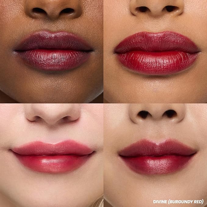 Wonderskin Wonder Blading All Day Lip Stain Peel Off Masque and Reveal Kit - Long Lasting, Waterproof Red Lip Tint, Transfer Proof Natural Makeup Stain Kit (Divine)