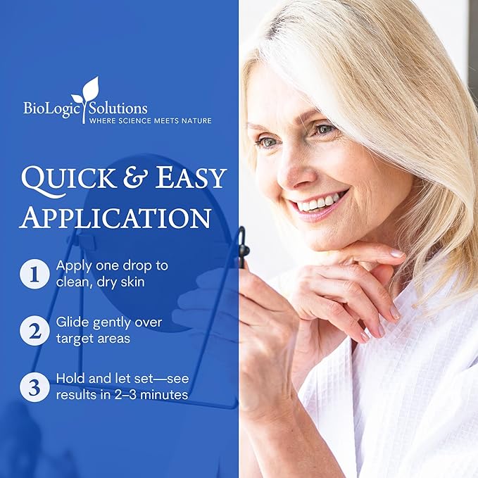 BioLogic LifTight Instant Face Lift Serum - Anti Aging Serum for Face & Instant Eye Lift – Reduces Wrinkles, Firms Sagging Skin, Smooths Crow’s Feet & Fine Lines in Minutes - 0.5 Fl Oz