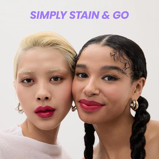 Wonderskin Wonder Blading All Day Lip Stain Peel Off Masque - Long Lasting, Waterproof and Transfer Proof Red Lip Tint, Matte Finish Peel Off Makeup (Playful Stain & Go Masque)