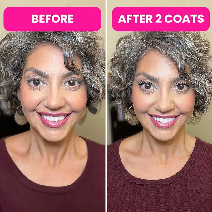 Prime Prometics PrimeLash Mascara for Older Women – Volumizing, Incredible Length in 2 Coats – Long-Stay, Zero Clumps, Hypoallergenic (Brown)