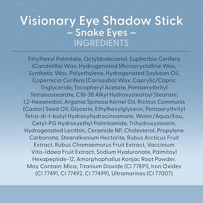 twenty/twenty beauty Visionary Eye Shadow Stick – Shimmer Cream Eye Shadow Pencil - Safe for Sensitive Eyes - Ophthalmologist Developed – Vegan, Cruelty-Free, Clean Ingredients (Snake Eyes)