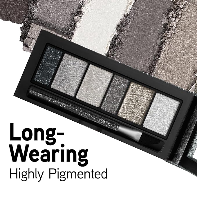 Physicians Formula Shimmer Strips Custom Eye-Enhancing Extreme Shimmer Shadow & Liner, Hypoallergenic Eyeshadow Palette with Reflective Liquid Powders – Smoky Eyes