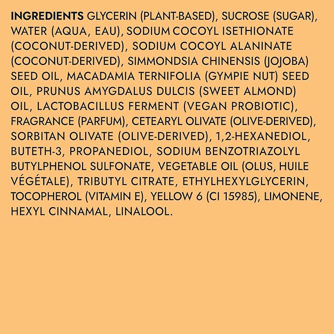 VOESH Sugar Scrub + Bubble Wash, Exfoliating Scrub & Body Wash, Citrus Crush, Scalp Exfoliator, Scalp Care, Vegan Skin Care