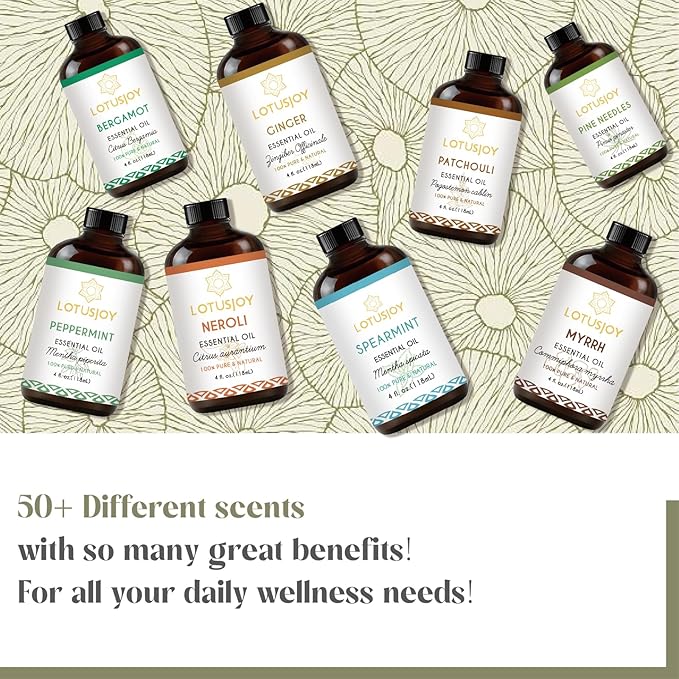 Spearmint Oil for Facial Hair Skin Roll On Diffuser Room Spray - Pure Organic Therapeutic Grade Spearmint Essential Oil 4 Oz