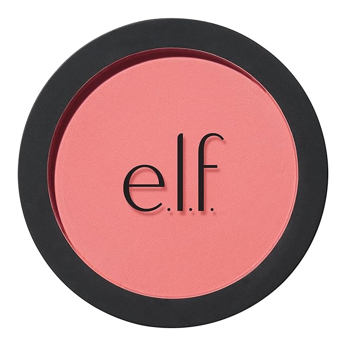 e.l.f. Primer-Infused Matte Blush, Long-Lasting, Lightweight & Buildable Powder Blush, Delivers A Matte Finish, Vegan & Cruelty-Free, Always Crushing
