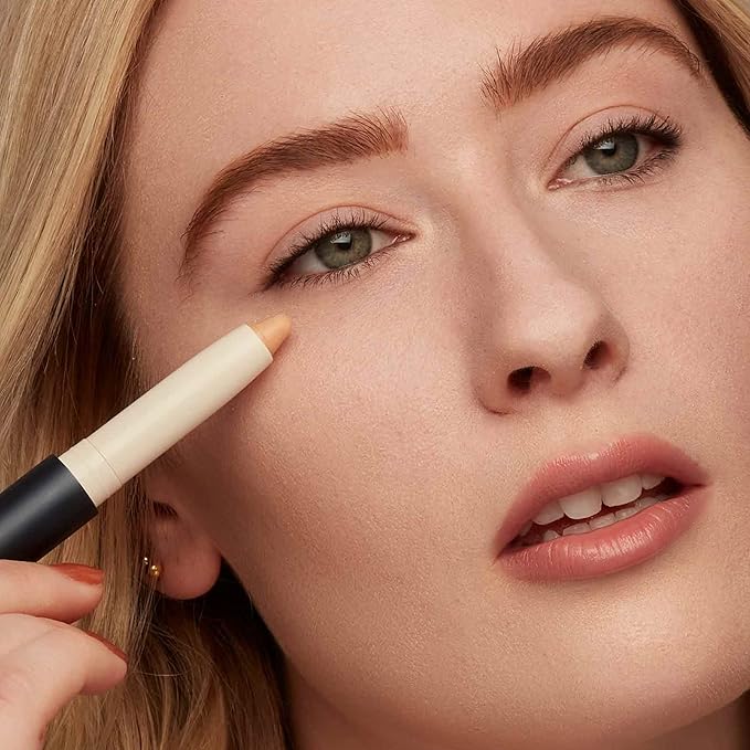 Trestique Concealer Crayon, Refillable Under Eye Concealer With Built-In Blending Sponge, Sustainable Clean Beauty Makeup