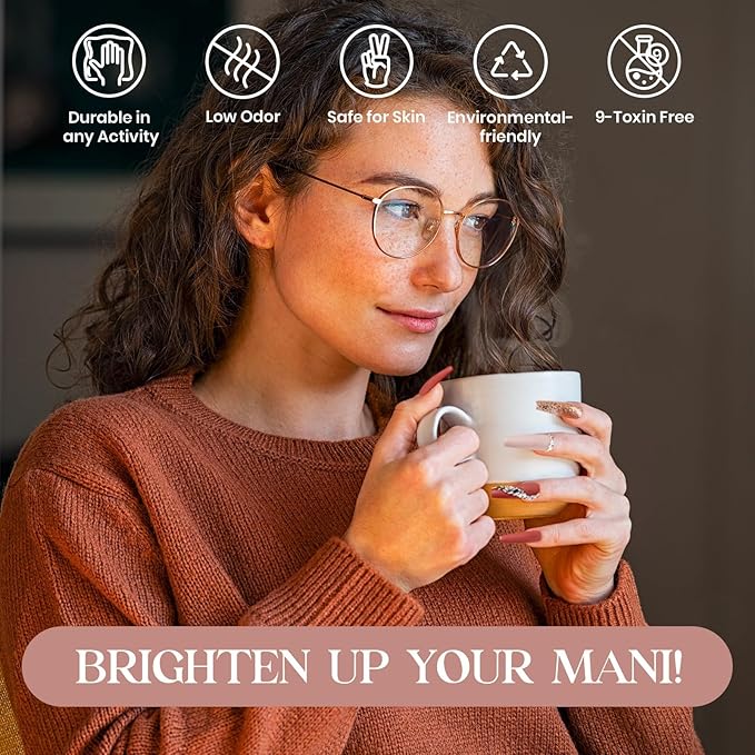 Beetles Fall Gel Nail Polish - 6 Colors Burgundy Brown Neutral Grey Plum Gel Polish Set Soak off UV Light for Easy DIY Nail Art Salon Home Design Gifts for Women