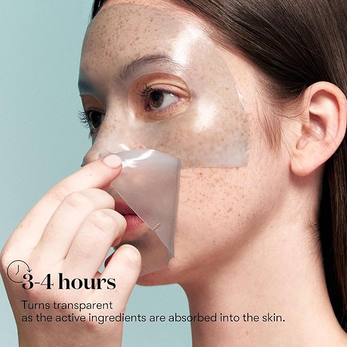 VT COSMETICS PDRN Hydrogel Mask(33gx4ea), Intensive Nourishing & Rejuvenating Overnight Mask, Skin Repair, Elasticity Boost, Hydrating & Plumping, Korean Skincare