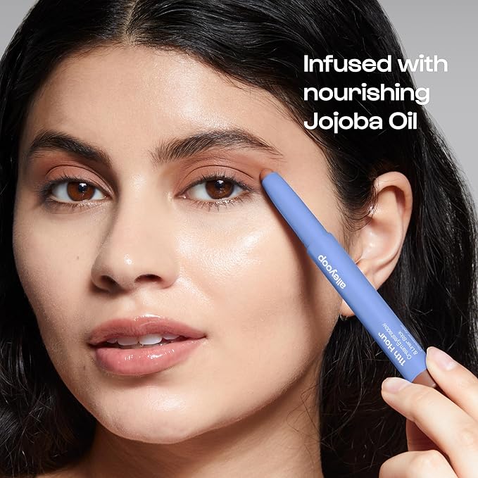 ALLEYOOP 11th Hour Waterproof Cream Eyeshadow Stick – Long-Lasting Eye Shadow Pencil & Eyeliner, Cream to Powder Stick & Highlighter – Smudge-Proof Eyeshadow Matte, Cinnamon Spice Matte