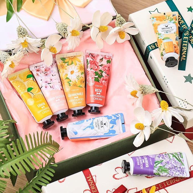 42 Pack Hand Cream Gifts Set for Women, Bulk Hand Lotion for Birthday Gifts for Women, Bridesmaid Gifts, Thank You Gifts, Party Favors, Mini Moisturizing Hand Lotion Travel Size for Dry Cracked Hands