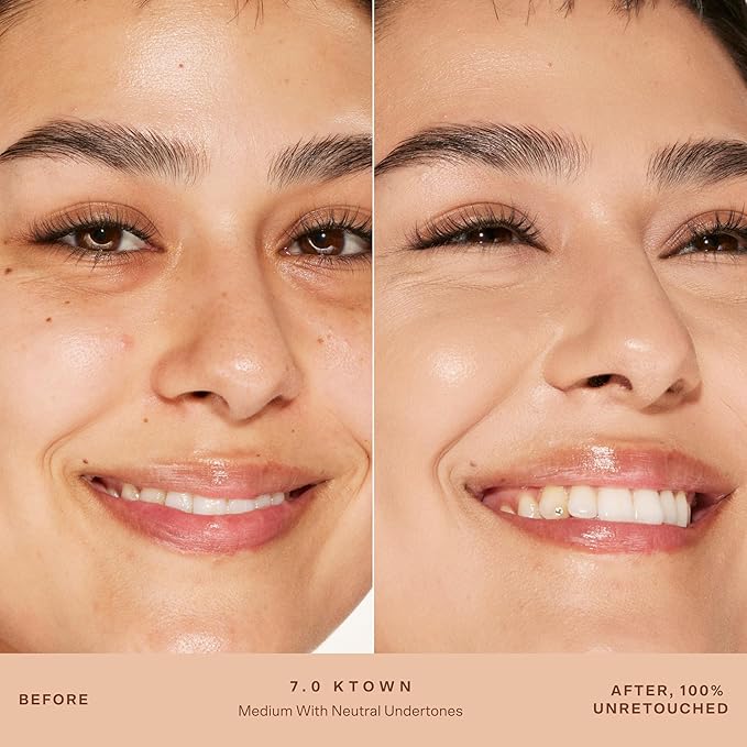 Tower 28 Beauty Swipe Serum Concealer - Hydrating Buildable Medium-Coverage Concealer with Skincare Benefits for Sensitive Skin - Shade 7.0 KTOWN, Medium with Cool Undertones, 0.22 Fl Oz