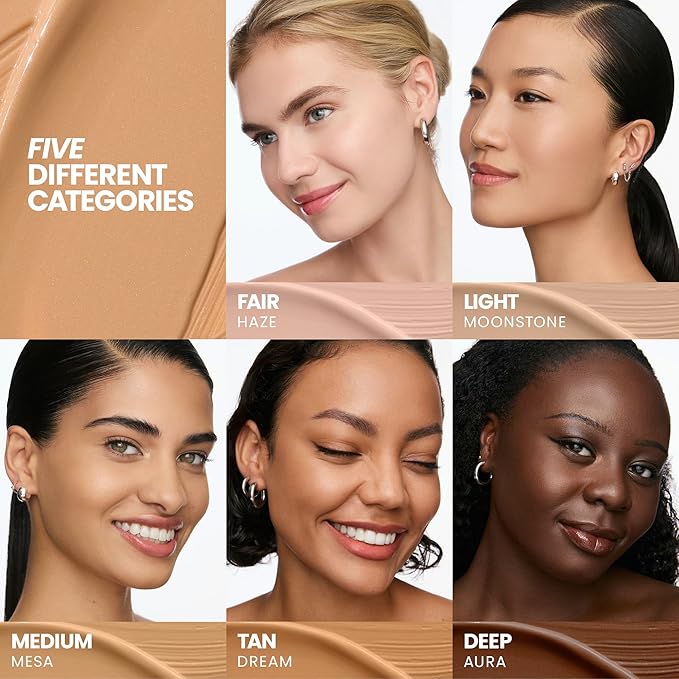 Wonderskin Hyper-Bond Serum Foundation – Waterproof, Transfer-Proof, 24HR Longwear Face Makeup with Niacinamide & Hyaluronic Acid – Lightweight, Natural Finish, Vegan & Cruelty-Free (Mood)