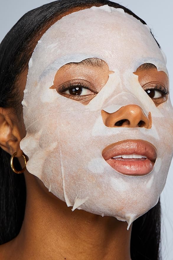 Pacifica Sheet Face Mask - Vegan Collagen Hydrate & Plump with Cucumber & Aloe – Moisturizing Mask for Dry & Aging Skin - Clean Beauty Vegan & Cruelty-Free Dermatologist Tested