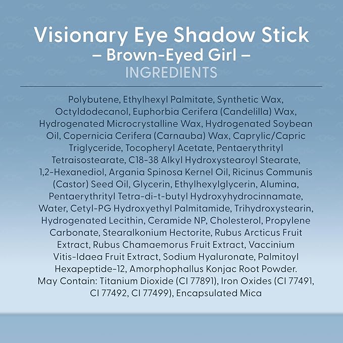 twenty/twenty beauty Visionary Eye Shadow Stick – Shimmer Cream Eye Shadow Pencil - Safe for Sensitive Eyes - Ophthalmologist Developed – Vegan, Cruelty-Free, Clean Ingredients (Brown-Eyed Girl)