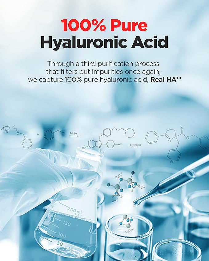 WELLAGE Real Hyaluronic Cream 100, Pure Hyaluronic Acid Korean Face Moisturizer with Ceramide Panthenol Squalane Vitamin B5 Niacinamide - Hydrating face moisturizer, Hypoallergenic, 2.7oz.