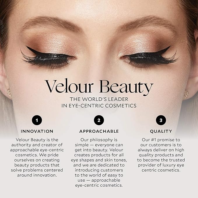 VELOUR Lash Clean - Oil Free Liquid Makeup Remover for Eyes, False Lashes, & Face - Gentle Lash Cleanser & Eye Makeup Remover - Vegan Lash Extension Cleanser - No Parabens or Fragrance (50 ml)