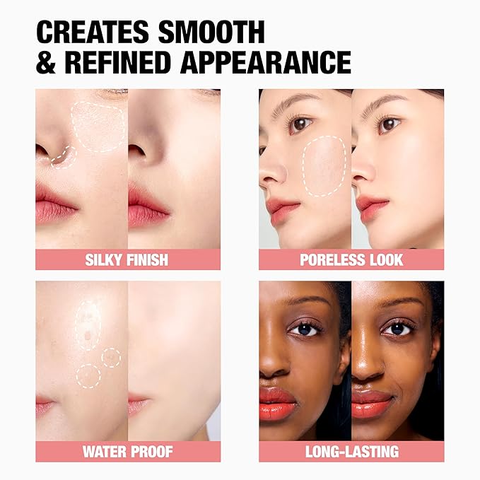 TFIT Delicate Silk Veil Art Primer - Korean Makeup, Poreless Matte Makeup Primer for Oily Skin (Lightweight, Hydrating), Blurring Pore Filler, Smooths fine lines,Long-Lasting Blur Effect, 1.01FL. Oz