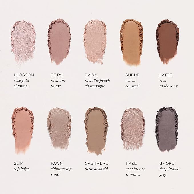 Wander Beauty In Neutral Eyeshadow Palette, 10 Fan-Favorite Shades of Timeless Neutrals, Matte & Shimmer Finish, Versatile Everyday Makeup Looks, Travel Friendly Size, Vegan, Cruelty-free